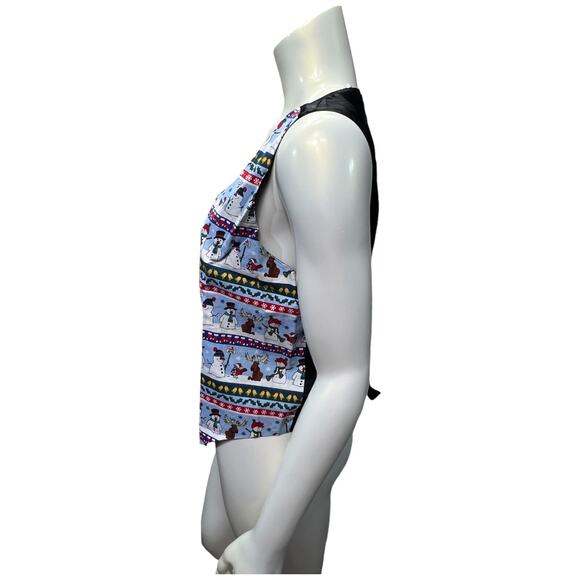 Nutcracker Extra Large Snowman Snowflake Vest, Women's 90s, Great Condition - Picture 2 of 9